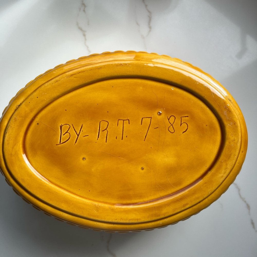 Vintage Ceramic Chicken Covered Dish - Picture 2 of 12